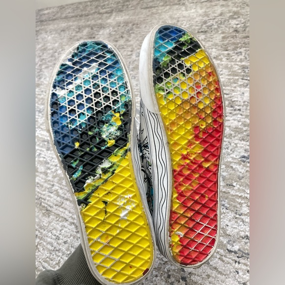 Vans X Crayola Crayons Rainbow Mens Size 8 Unisex Womens Size 9.5 - Picture 7 of 8